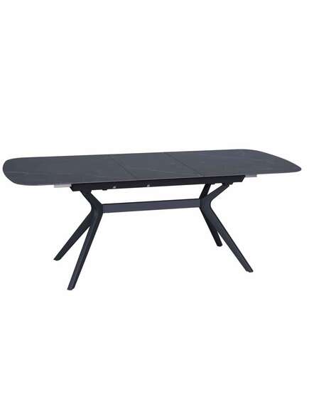 Galds DELF 160-204×90 Ceramic Black