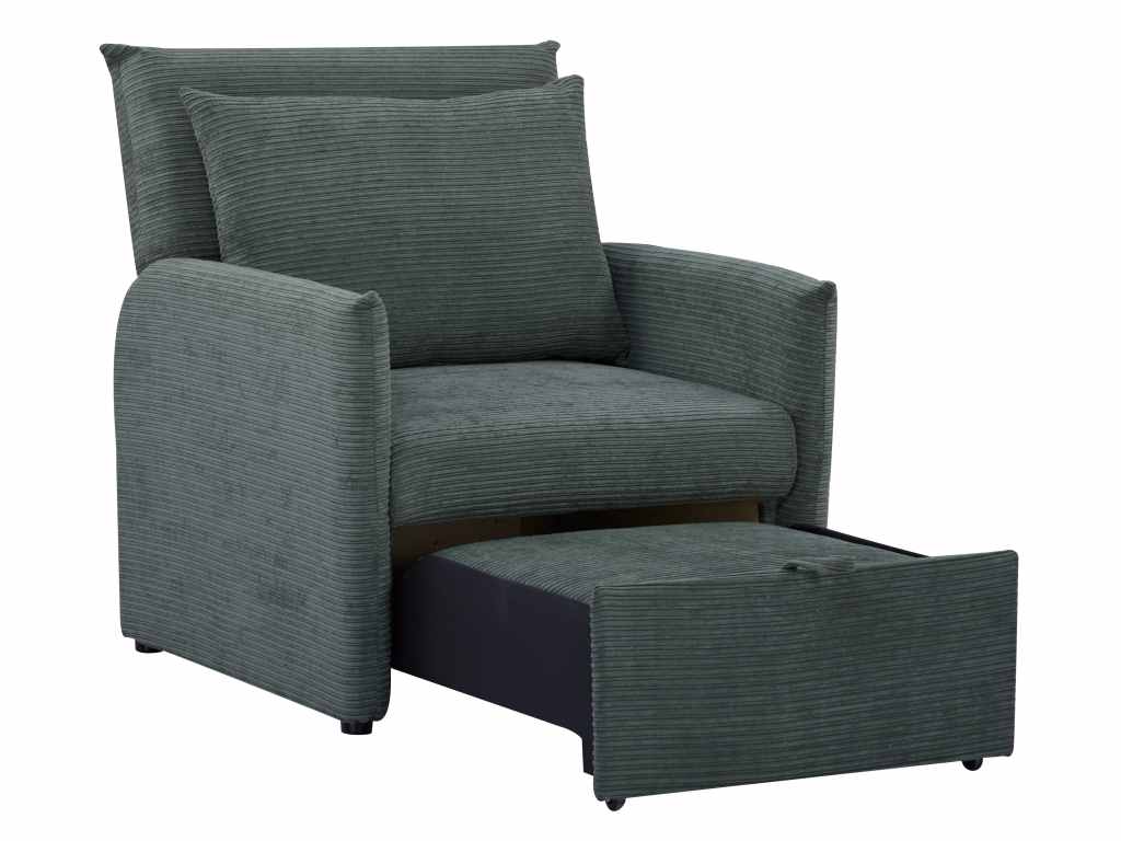 Atpūtas krēsls-gulta KAMPIS Green