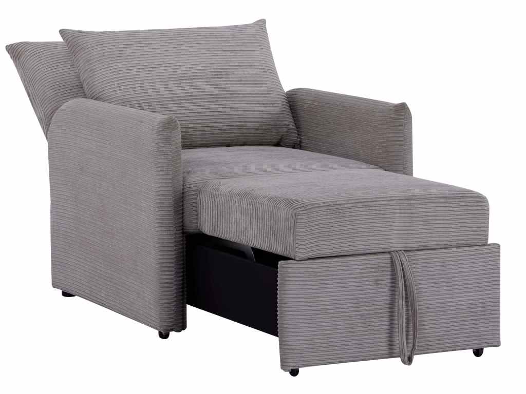 Atpūtas krēsls-gulta KAMPIS Gray