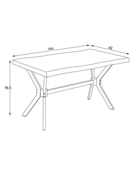 Galds NWOOD 140×80 Walnut