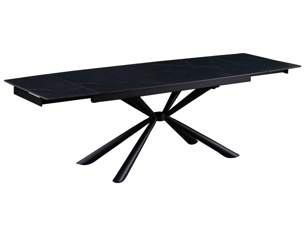 Galds STAV 160-240×90 Ceramic Black