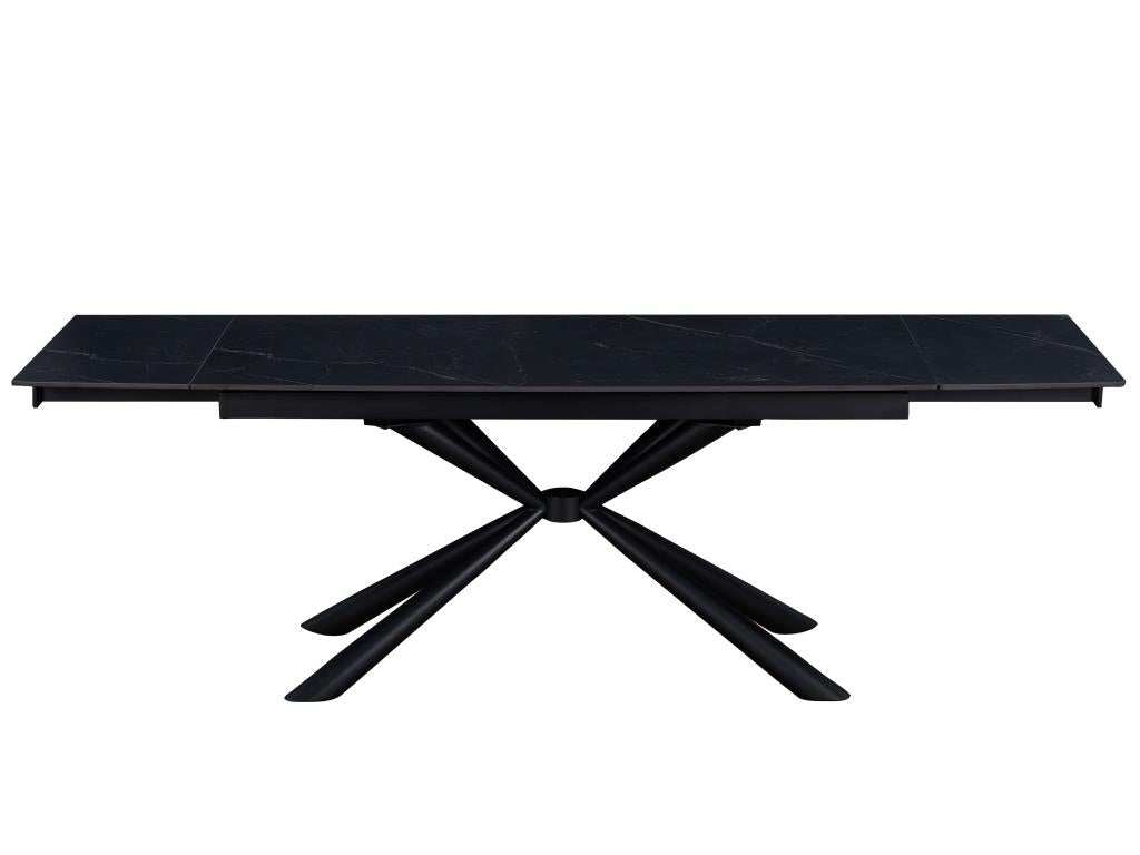 Galds STAV 160-240×90 Ceramic Black