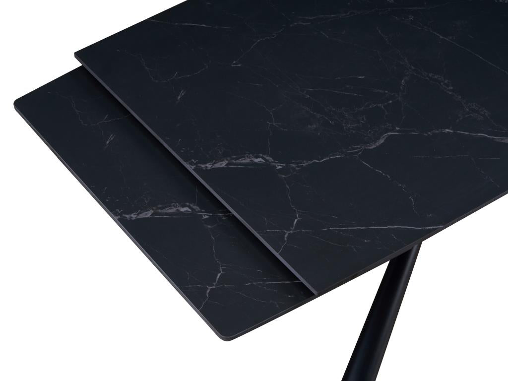 Galds STAV 160-240×90 Ceramic Black