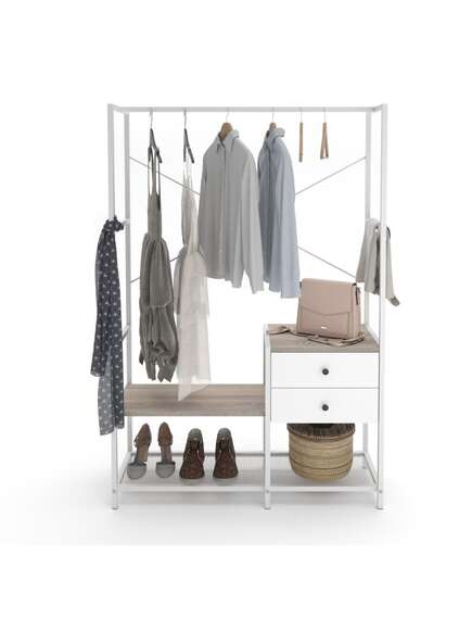 Garderobe LENON Sonoma White