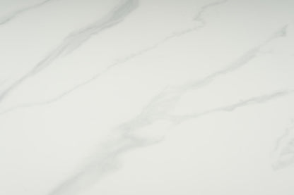 Galds LOTUS 180×90 White Marble Matt